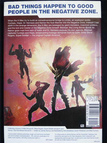 Steve Rogers Super Soldier: Escape from the Negative Zone - Marvel Graphic Hardback #47Q