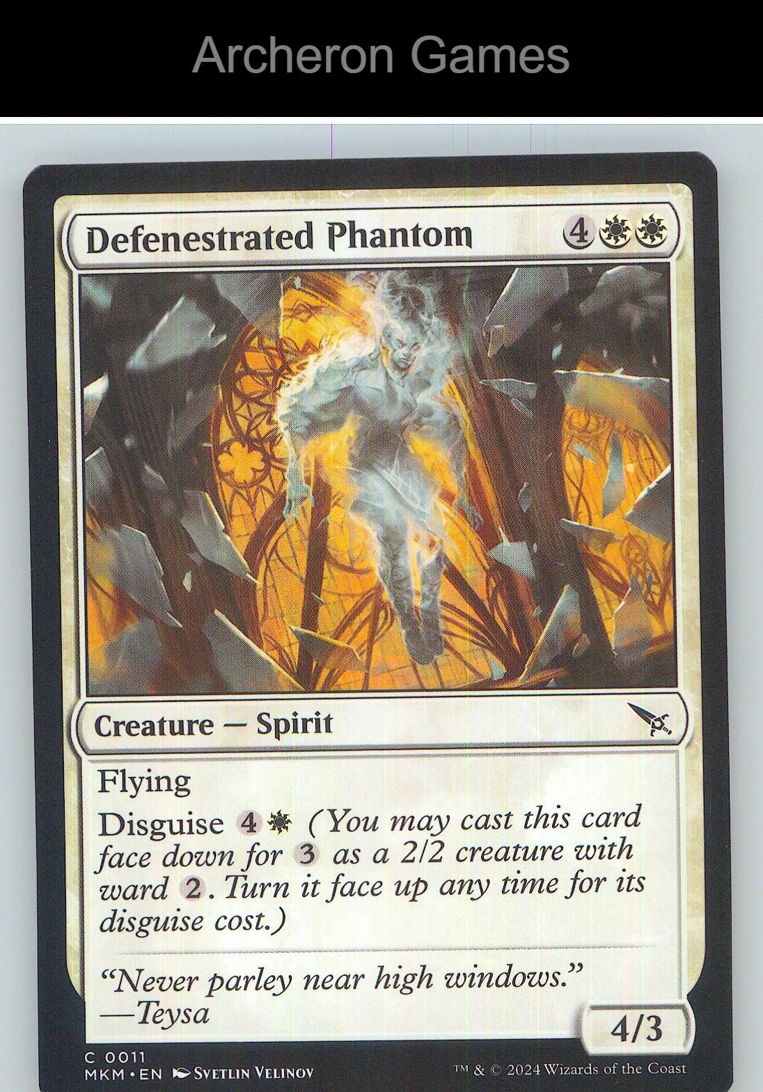 Defenestrated Phantom MKM 11 C MTG Card NM/EX+