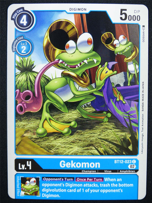 Gekomonmon BT12-023 - Digimon Card #P3