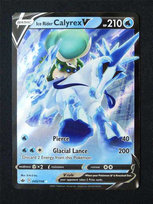 Ice Rider Calyrex V 045/198 Holo - Pokemon Card #6Z2