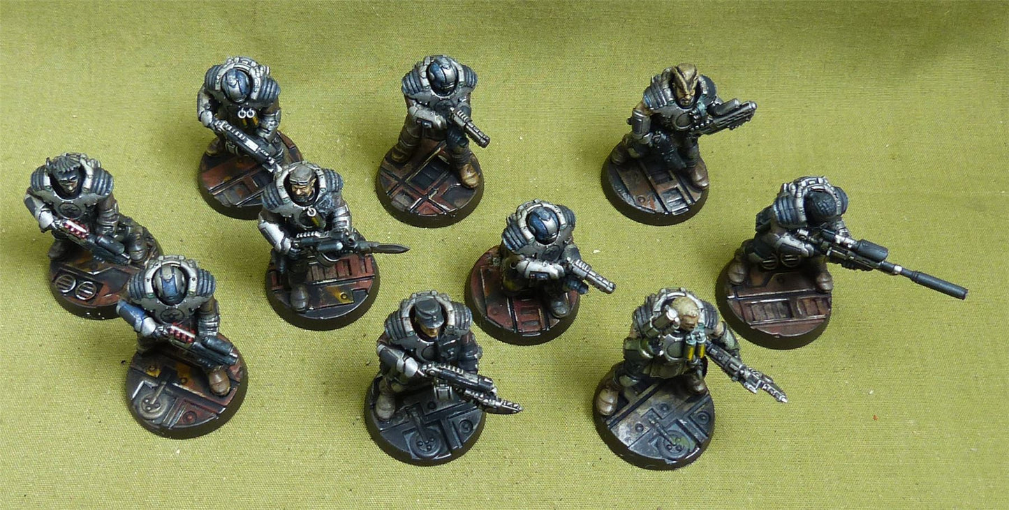 Palanite Enforcer Patrol painted - Warhammer Necromunda #5CF