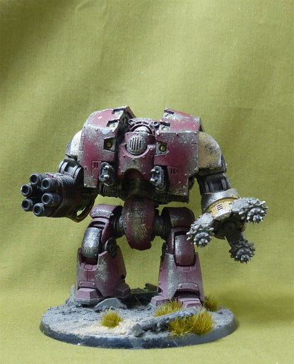 Leviathan Siege Dreadnought with Claw & Drill painted - Adeptus Astartes - Warhammer Heresy #35V