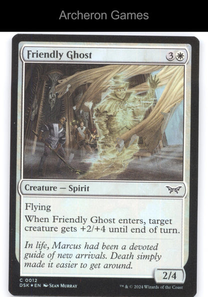 Friendly Ghost 12 C MTG Card Duskmourn: House of Horror