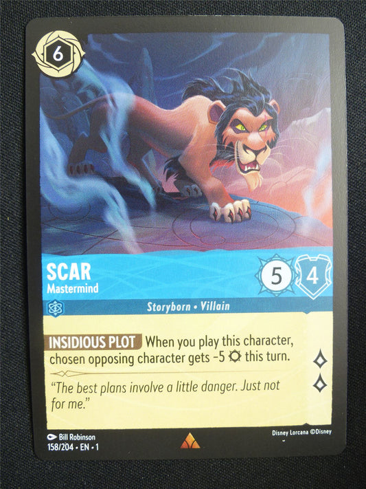 Scar Mastermind 158/204 - Lorcana Card #187