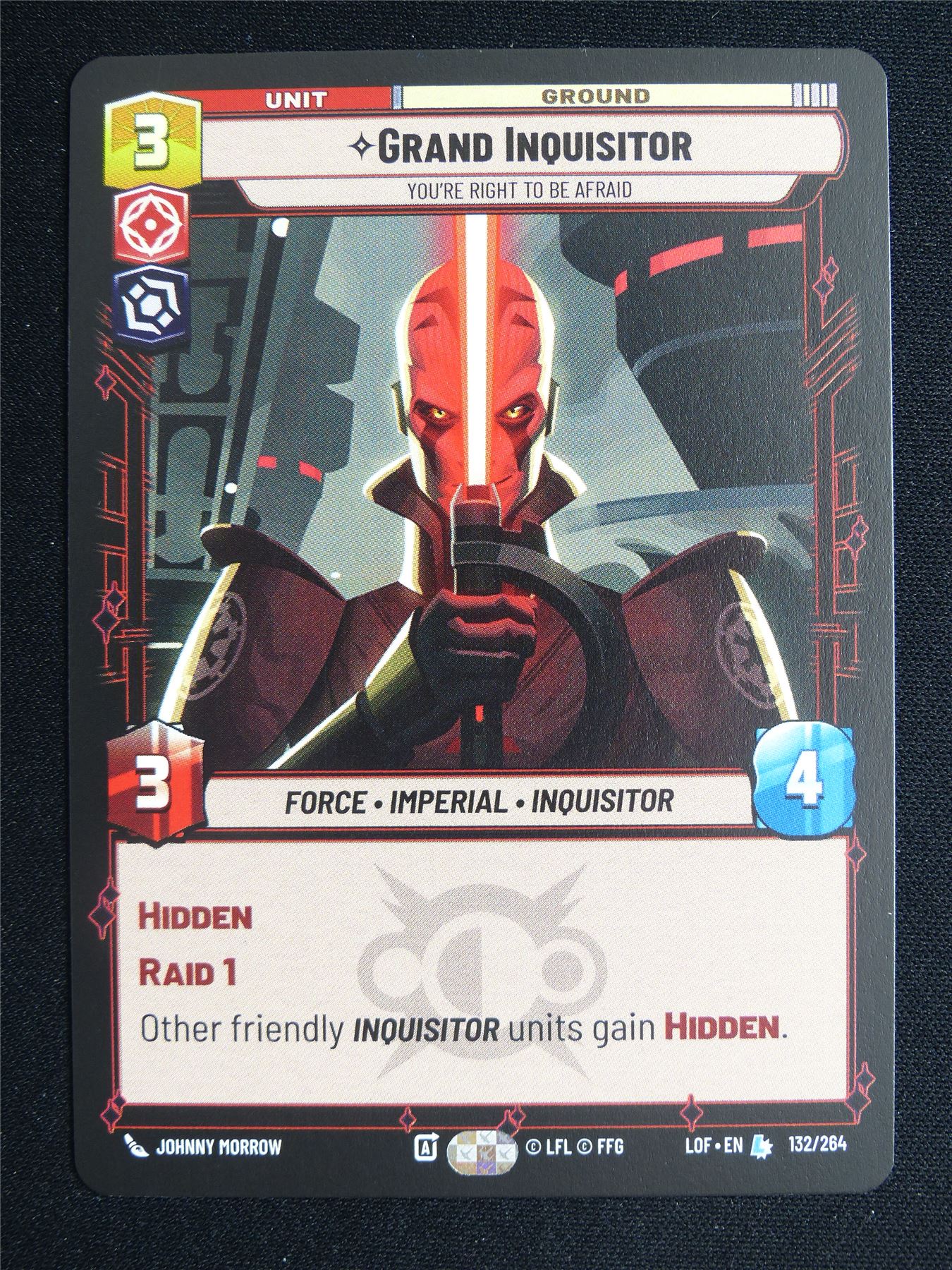 Grand Inquisitor 132/264 - Star Wars Unlimited Card #3TW