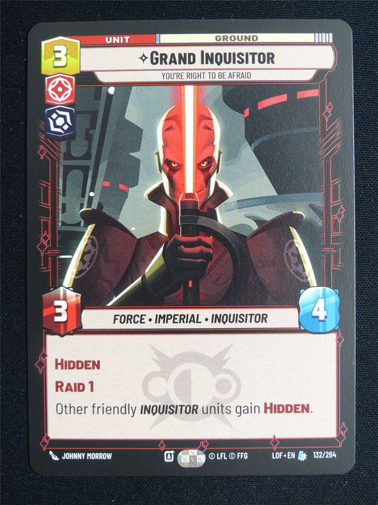 Grand Inquisitor 132/264 - Star Wars Unlimited Card #3TW