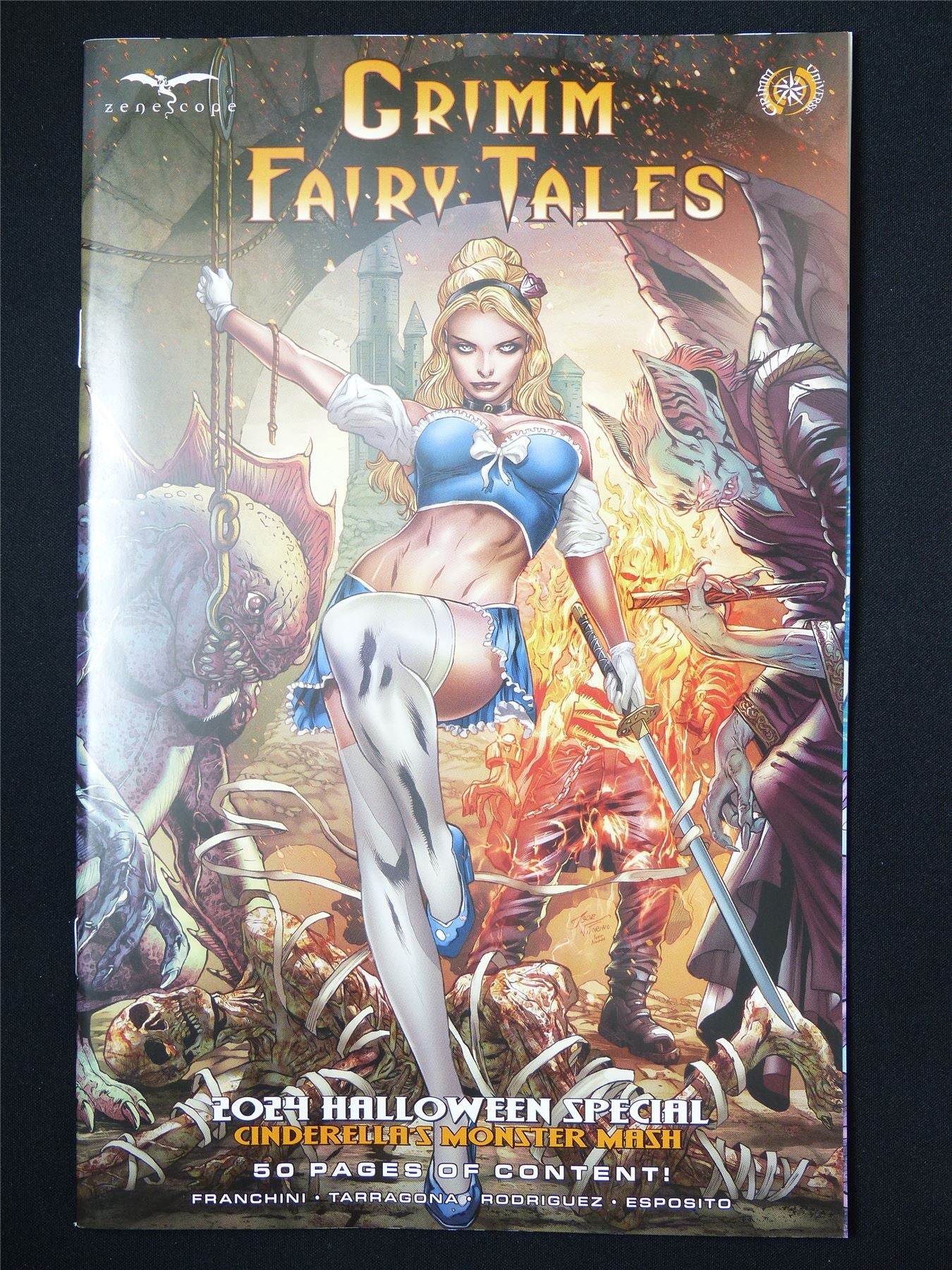 GRIMM Fairy Tales 2024 Halloween Special Cinderella's Monster Mash - B&B Nov 2024 Zenescope Comic #2VU