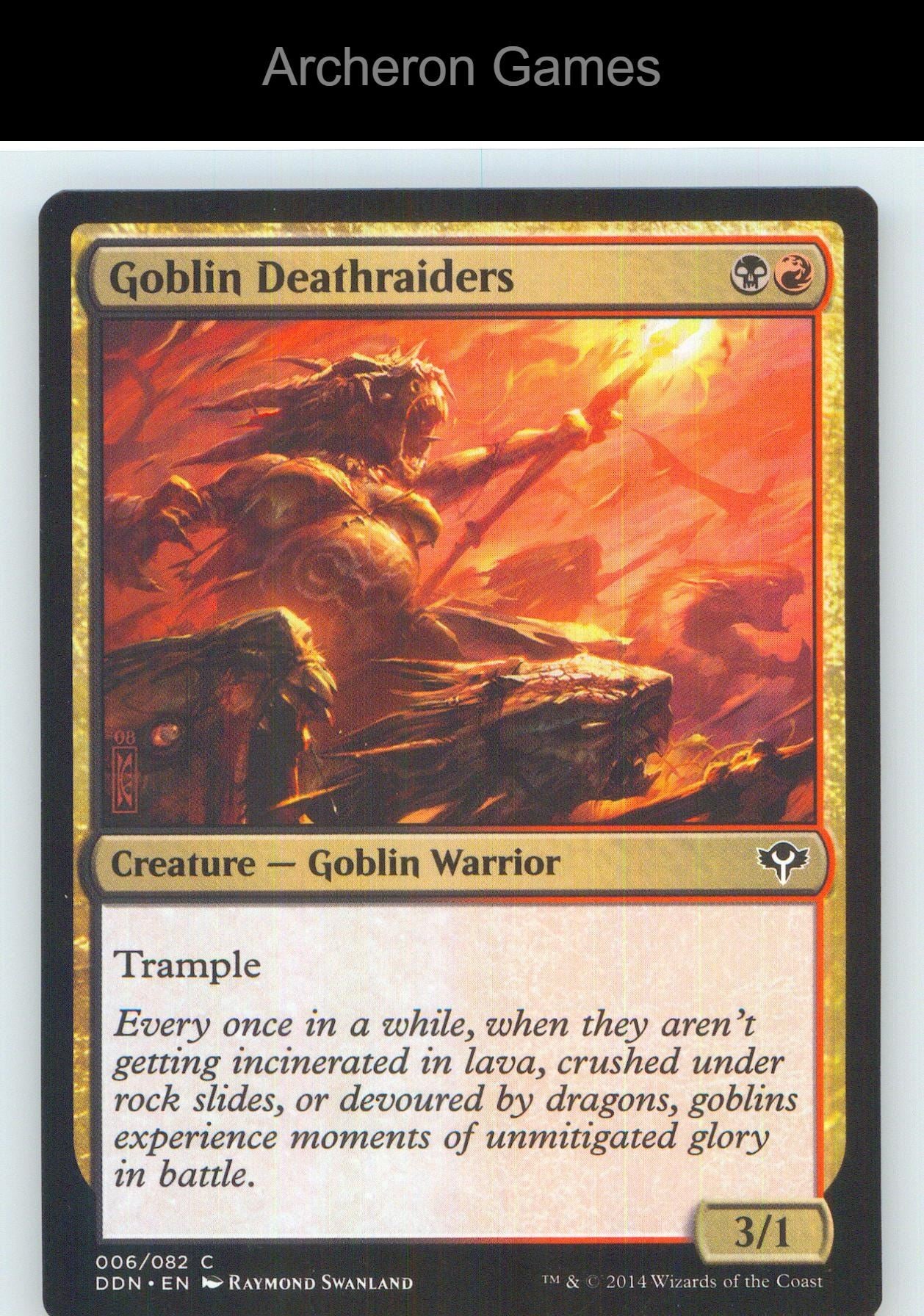 Goblin Deathraiders DDF 6 C MTG Card NM/EX+
