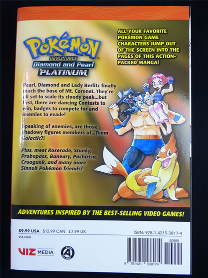 POKEMON Adventures volume 2: Diamond and Pearl Platinum - Viz Media Manga #1XE