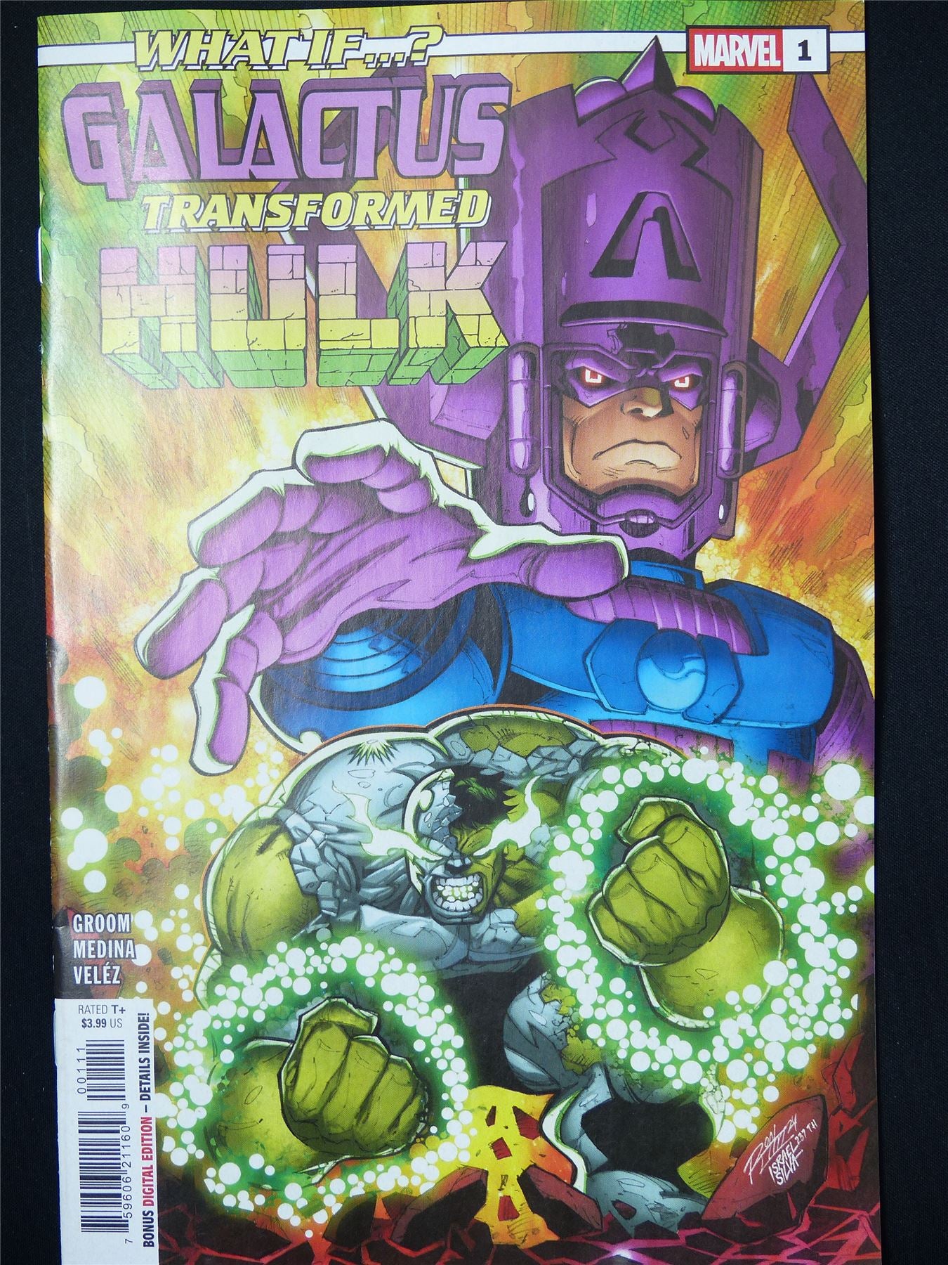 What If? GALACTUS Transformed Hulk? #1 - B&B Feb 2025 Marvel Comic #67V