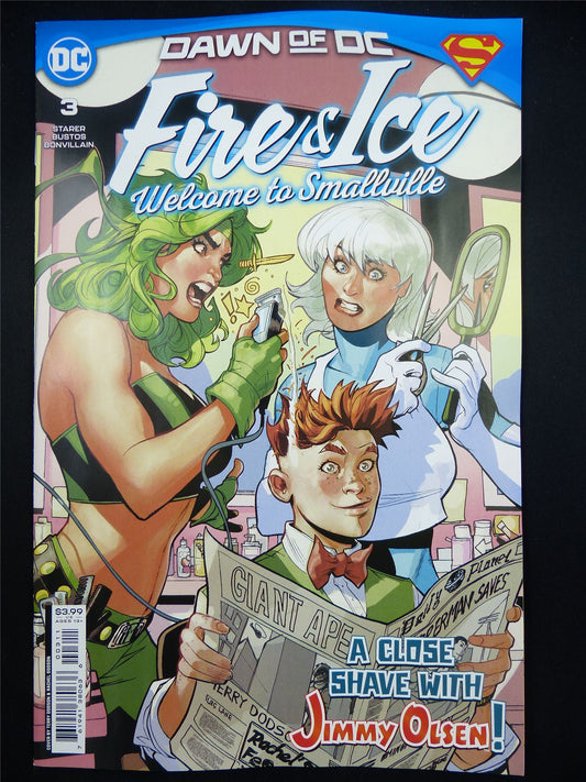 FIRE & Ice: Welcome to Smallville #3 - Jan 2024 DC Comic #ID