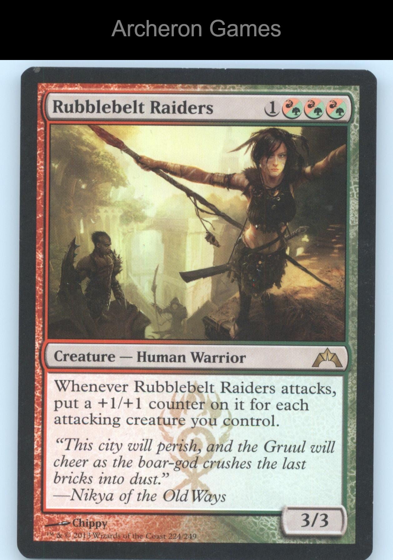 Rubblebelt Raiders 224 R MTG Card Gatecrash
