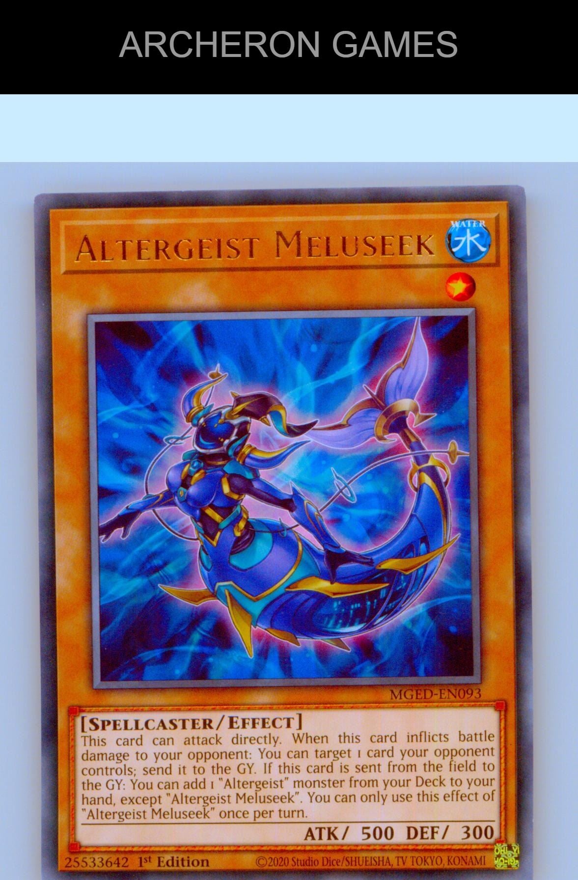 Altergeist Meluseek Ultra Rare YUGIOH Card 1st Edition