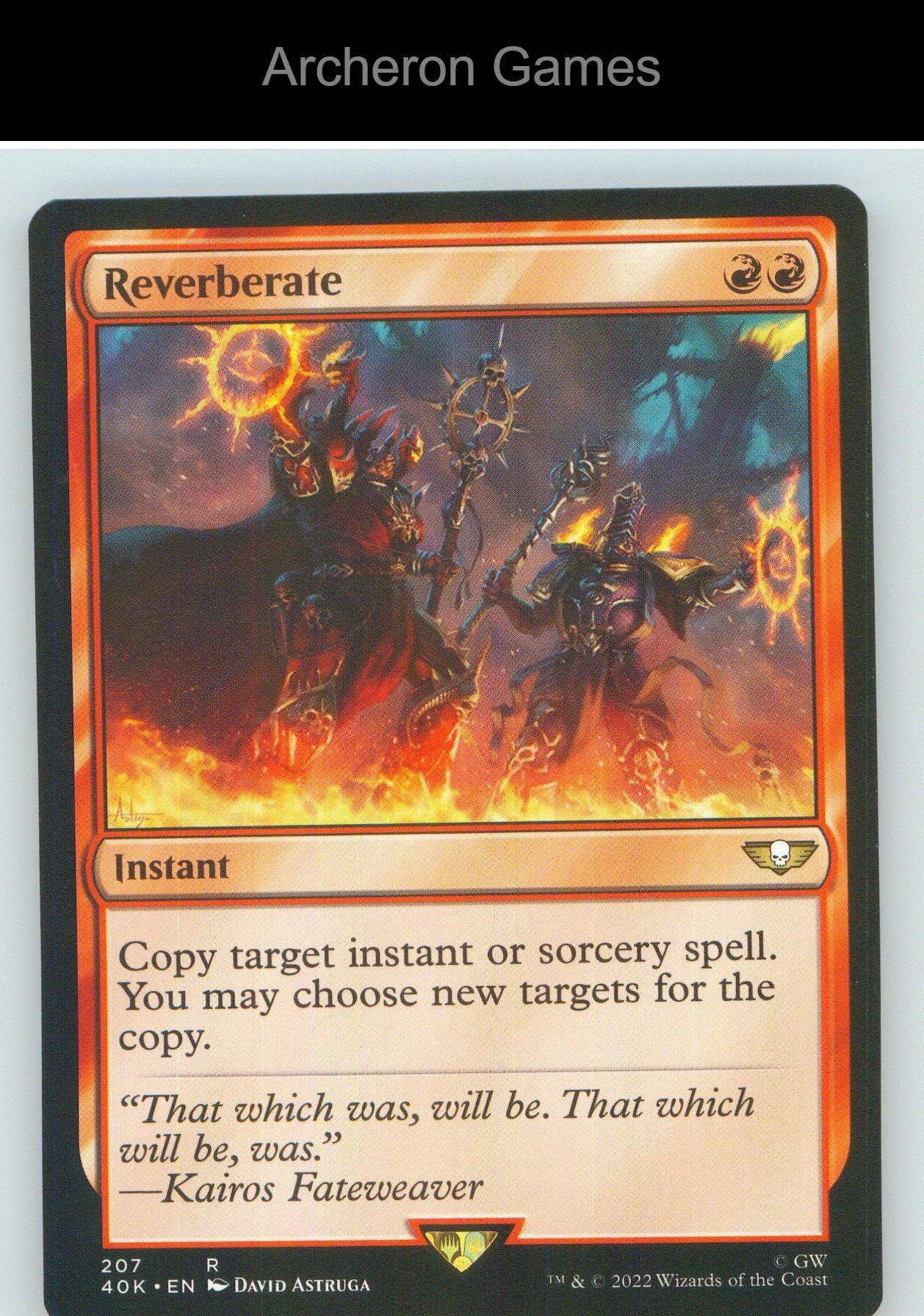 Reverberate 207 R MTG Card NM/EX+