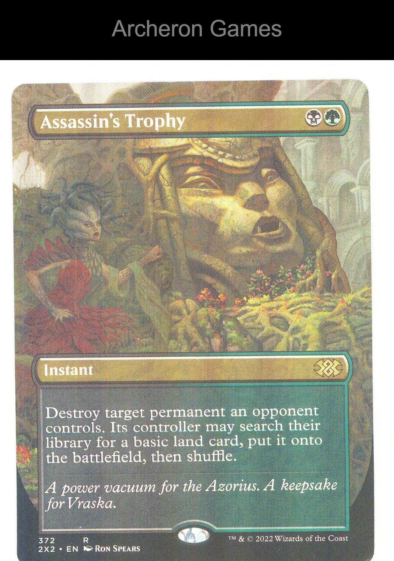 Assassin's Trophy (Borderless) 2X2 372 R MTG Card NM/EX+