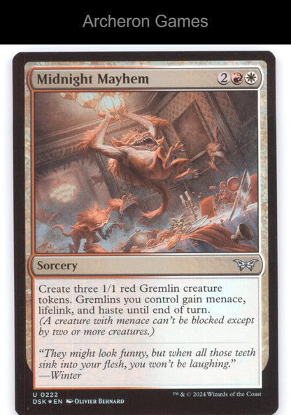 Midnight Mayhem 222 UC MTG Card Duskmourn: House of Horror