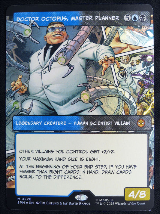 Doctor Octopus Master Planner Borderless Foil - SPM - Mtg Card #4IT