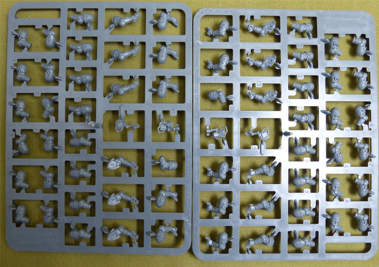 Missile Launchers & Heavy Bolters Upgrade Set complete sprue - Warhammer 40K #324