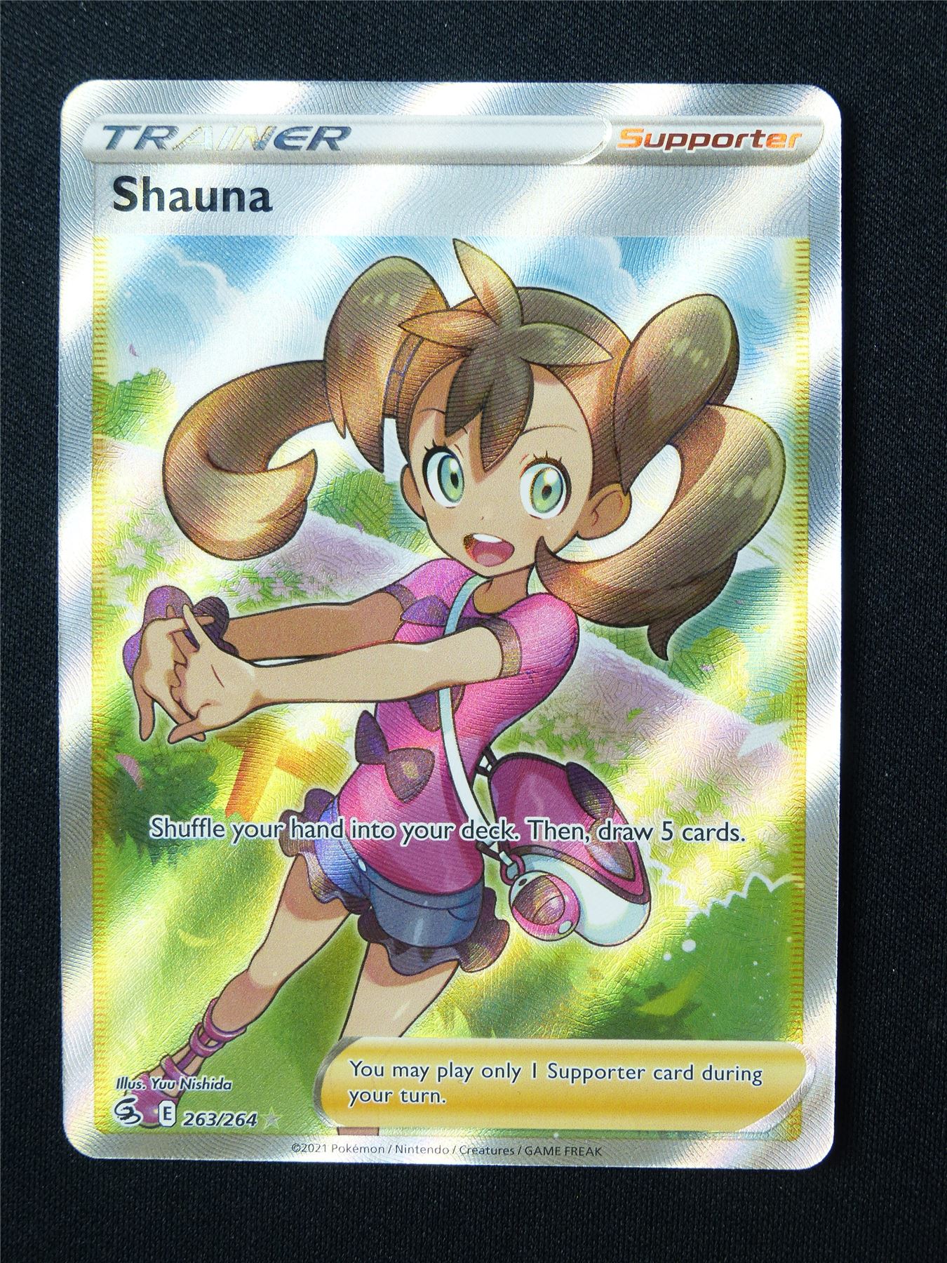 Shauna 263/264 Textured Holo - Pokemon Card #5YN