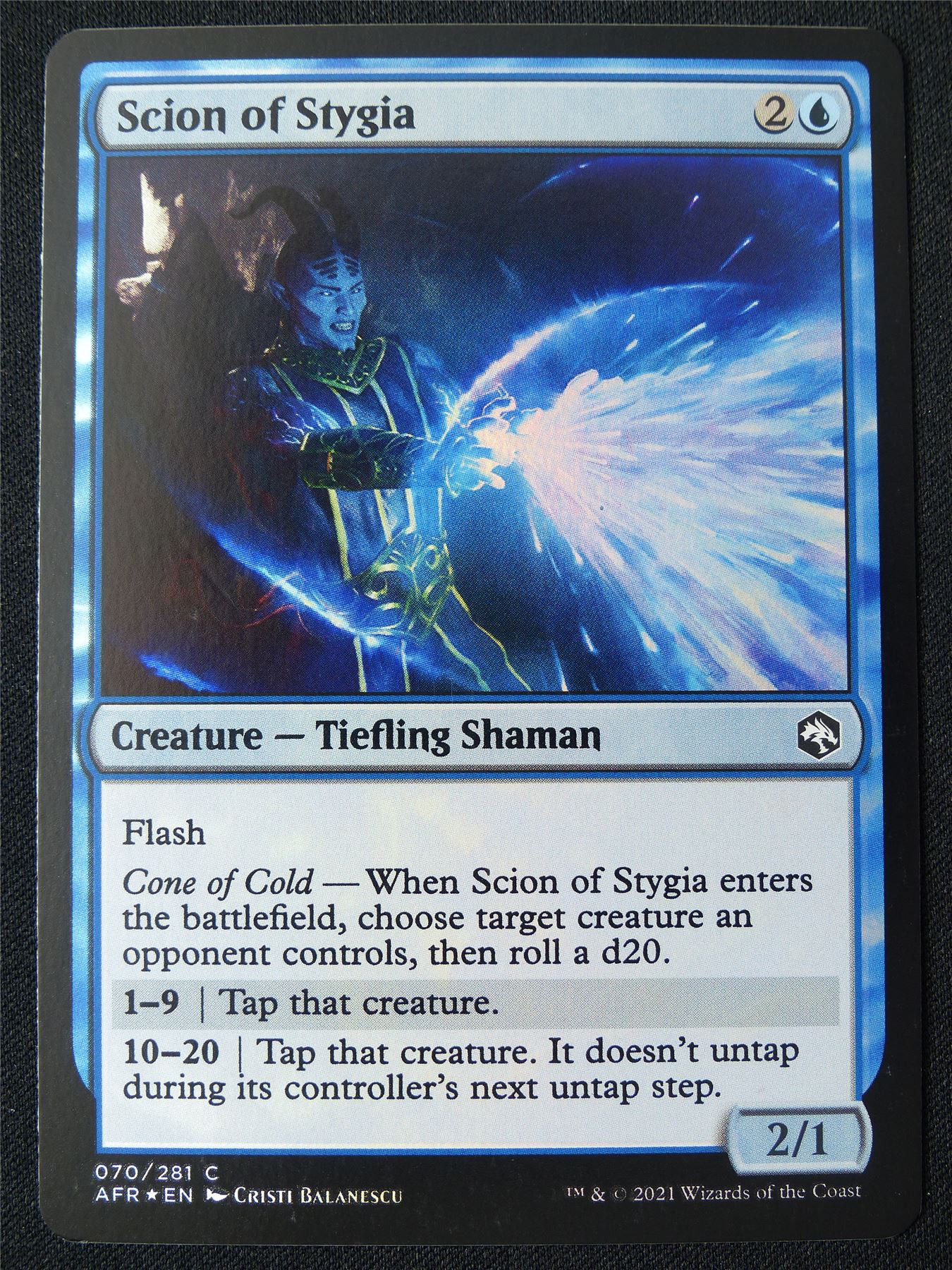 Scion of Stygia Foil - AFR - Mtg Card #26U