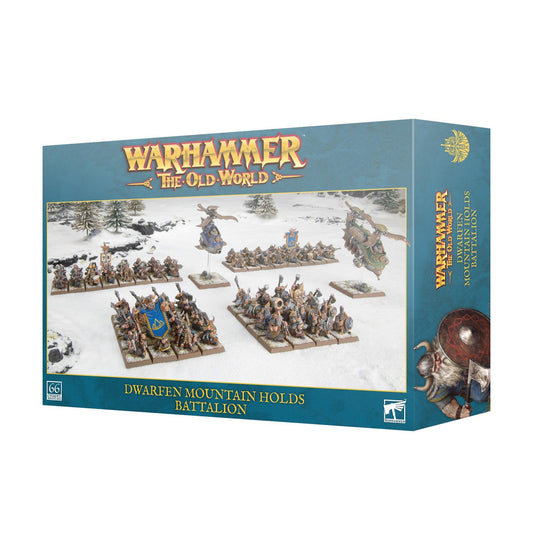 Dwarfen Mountain Holds Battalion - Warhammer The Old World - Available from 3rd August