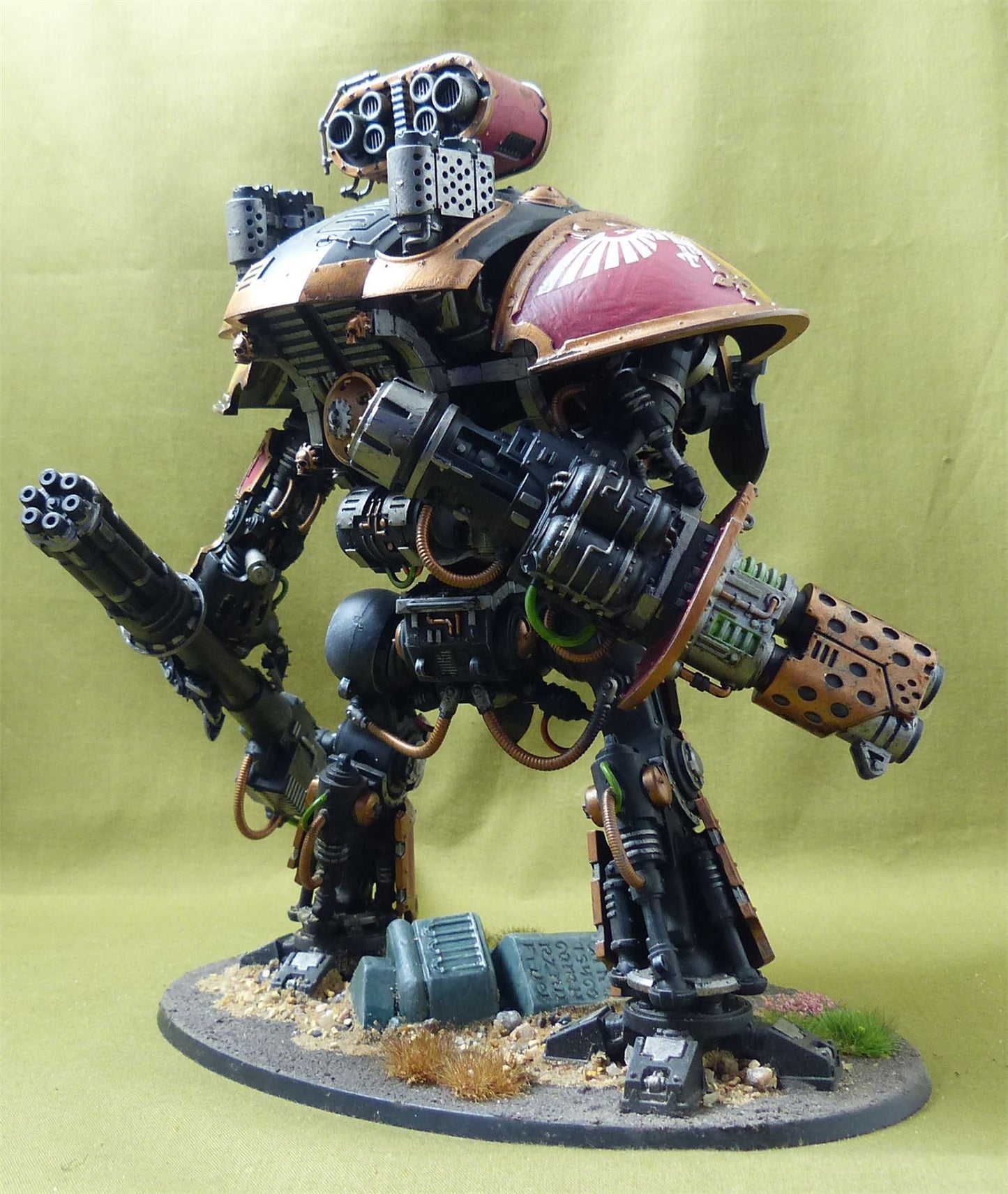 Knight Errant painted - Imperial Knights - Warhammer 40K #7F6