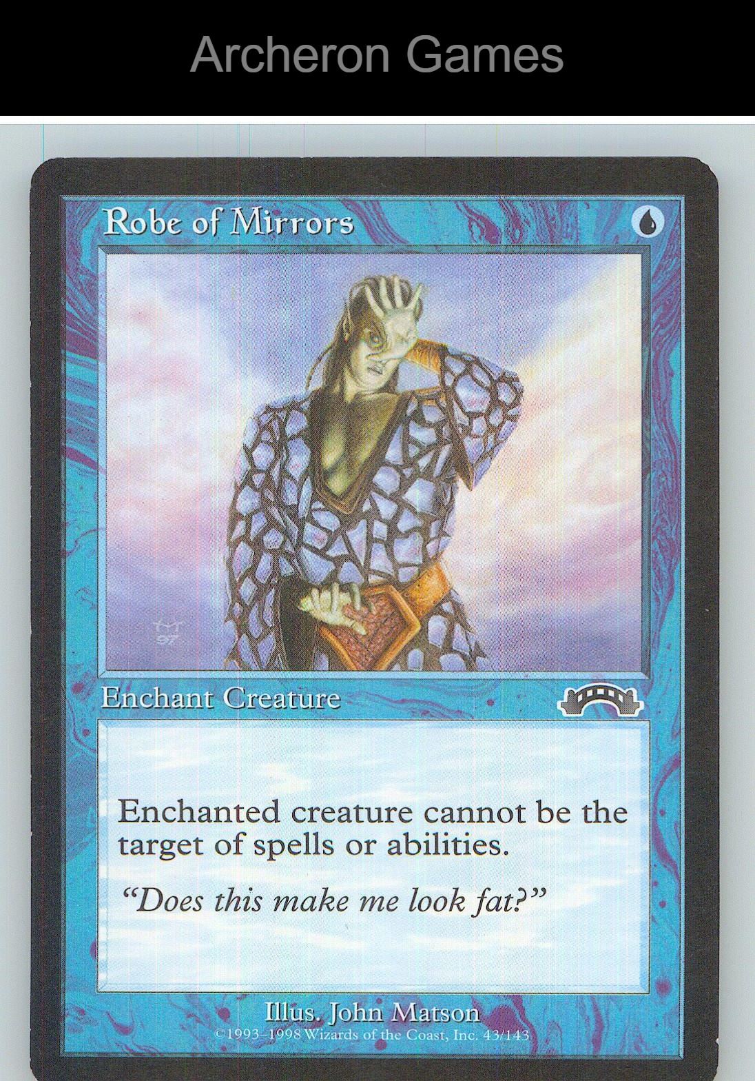 Robe of Mirrors EXO 43 C MTG Card NM/EX+