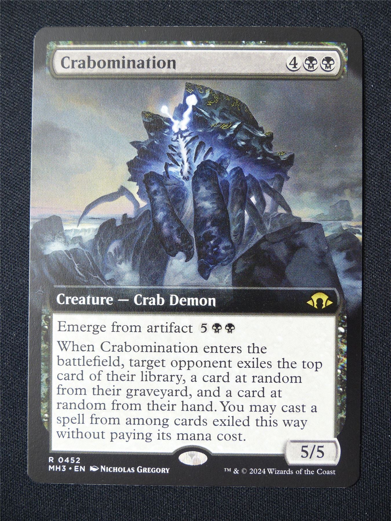 Crabomination Extended Art - MH3 - Mtg Card #4SD