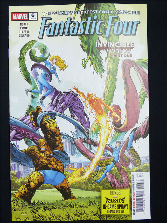 FANTASTIC Four #6 - Feb 2026 Marvel Comic #6UV