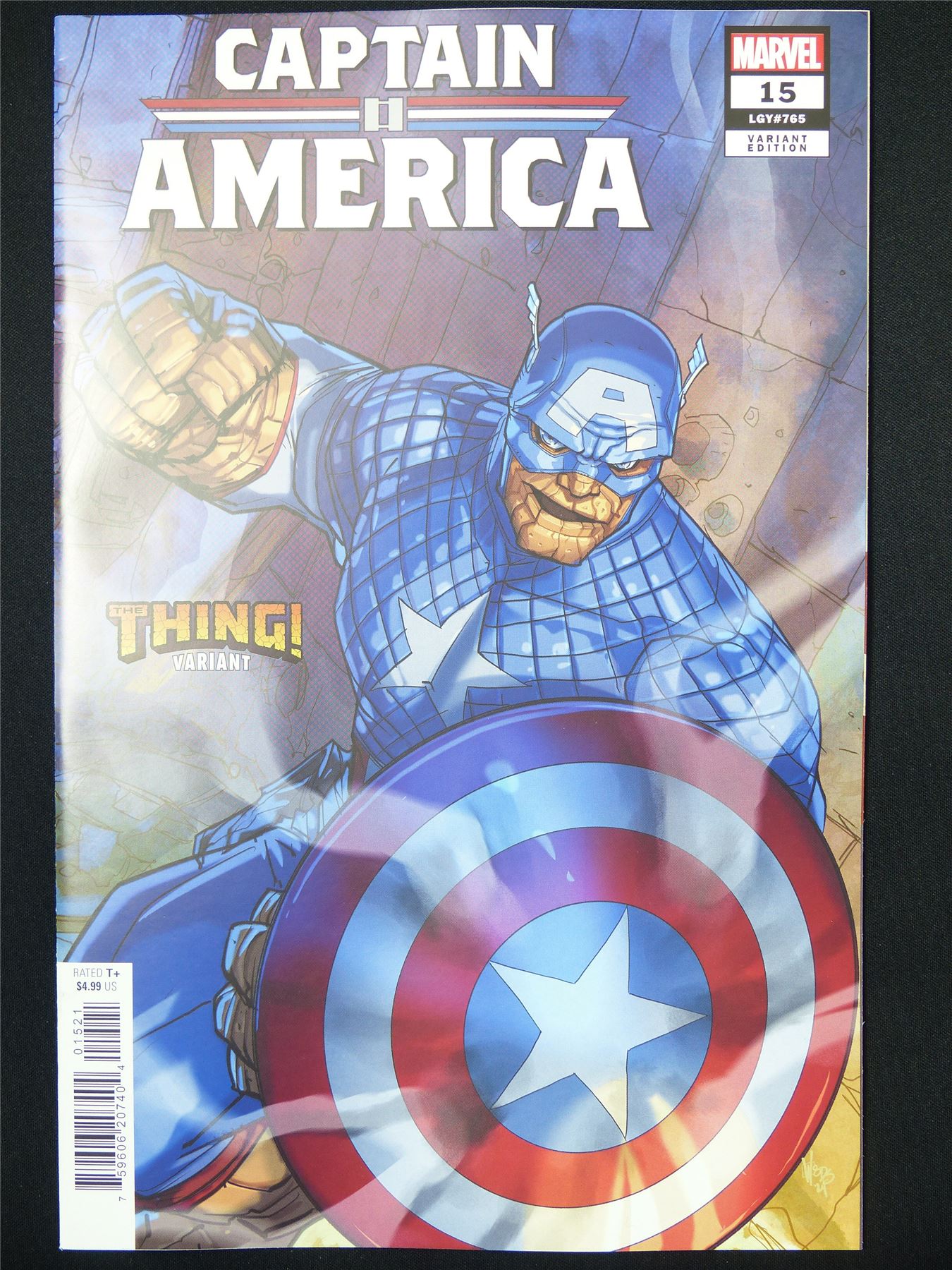 CAPTAIN America #15 Thing Variant - B&B Jan 2025 Marvel Comic #3TH