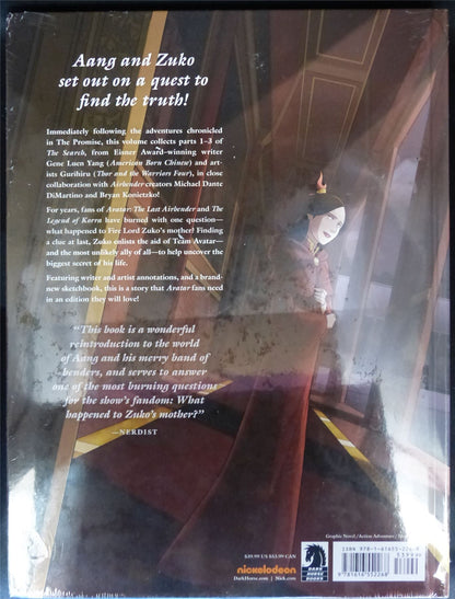 AVATAR The Last Airbender: The Search - Dark Horse Graphic Hardback #M8