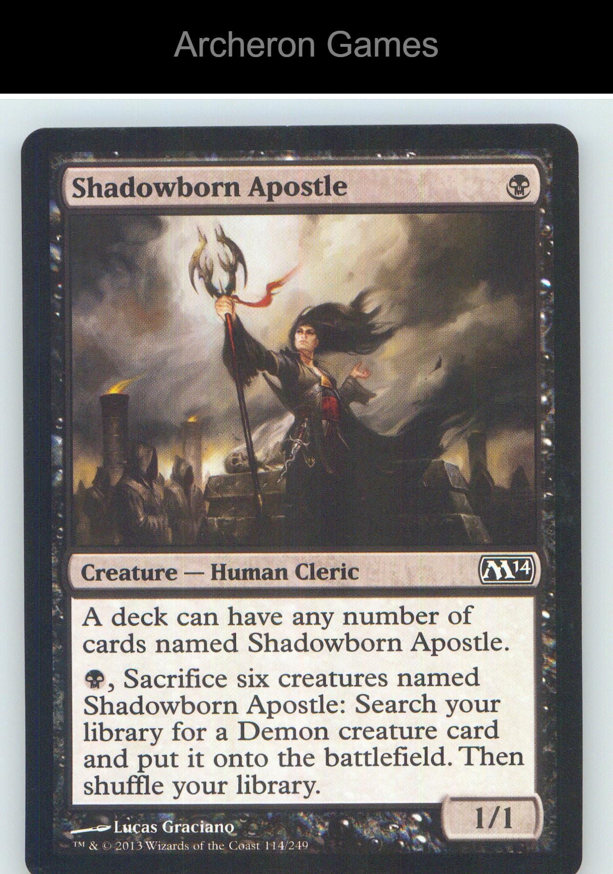 Shadowborn Apostle M14 114 C MTG Card NM/EX+