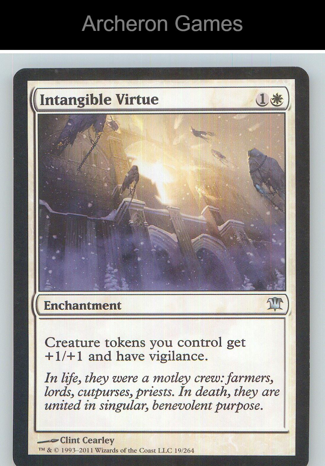 Intangible Virtue PLST 19/264 UC MTG Card NM/EX+