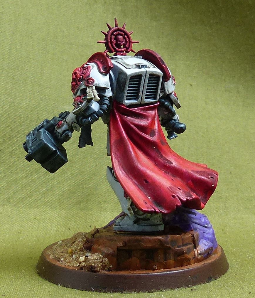 Captain in Terminator Armour painted - White Scars - Warhammer 40K #4PN