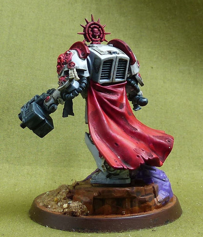 Captain in Terminator Armour painted - White Scars - Warhammer 40K #4PN