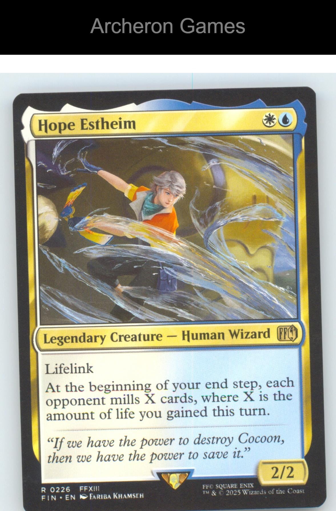 Hope Estheim FIN 226 R MTG Card NM/EX+