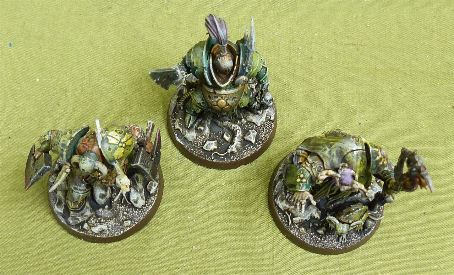 Wurmspat Nurgle Gang painted - Warhammer Underworlds #FA