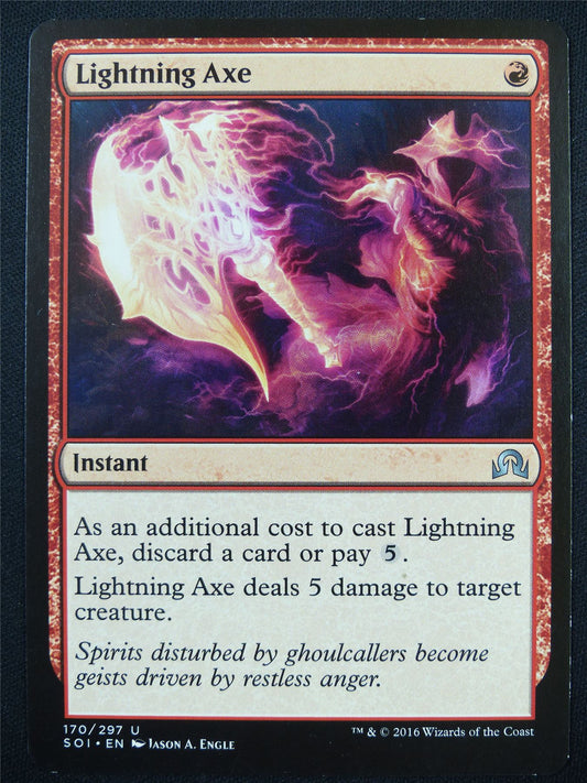 Lightning Axe - SOI - Mtg Card #5FA