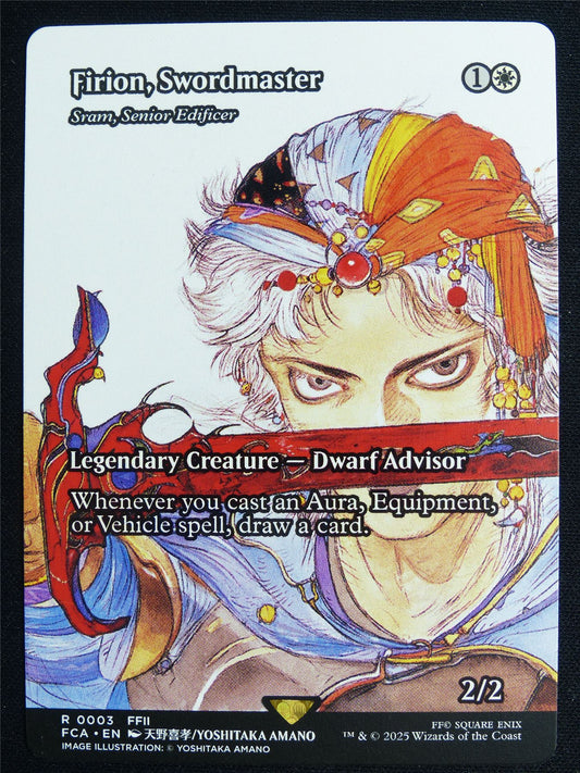 Firion Swordmaster / Sram Senior Edificer Borderless - FCA - Mtg Card #4NW