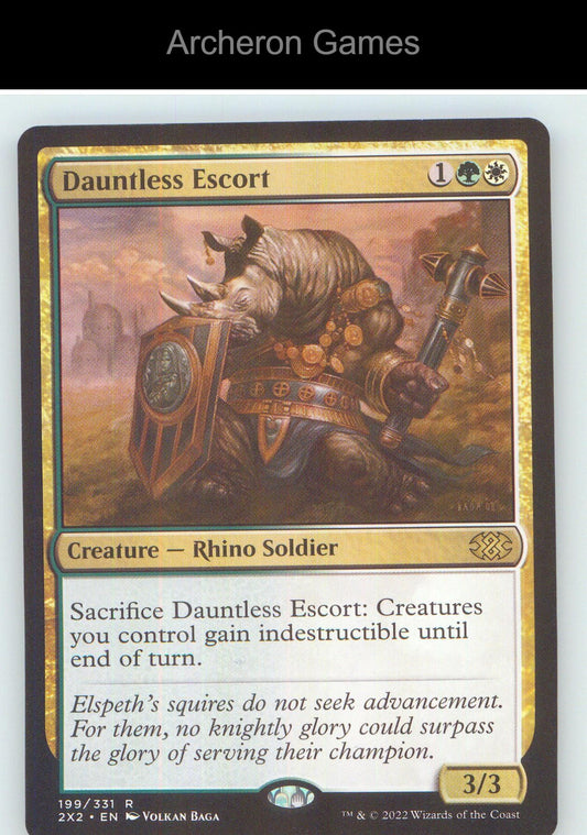 Dauntless Escort 2X2 199 R MTG Card NM/EX+