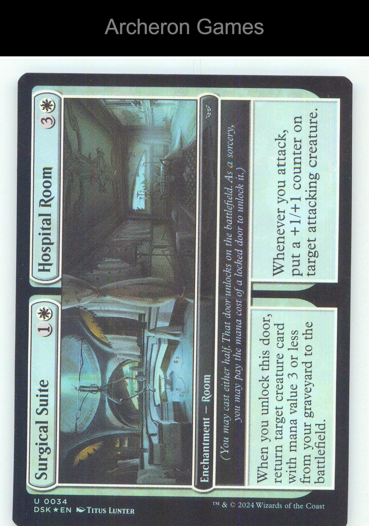 Surgical Suite // Hospital Room DSK 34 UC MTG Card NM/EX+ Foil