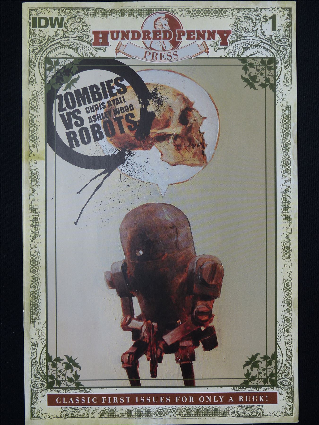 ZOMBIES vs Robots #1 - B&B IDW Comic #3PQ