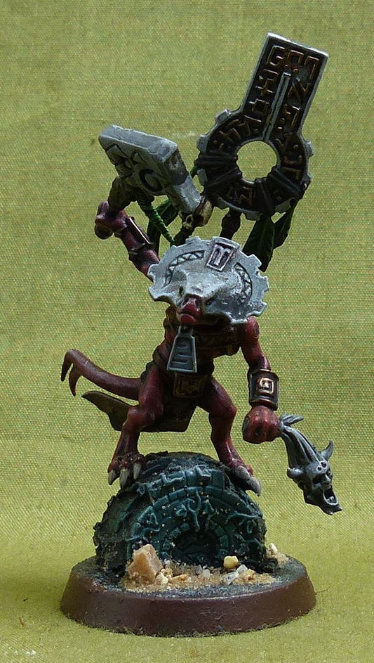 Skink Oracle painted - Seraphon - Warhammer AoS #2OS