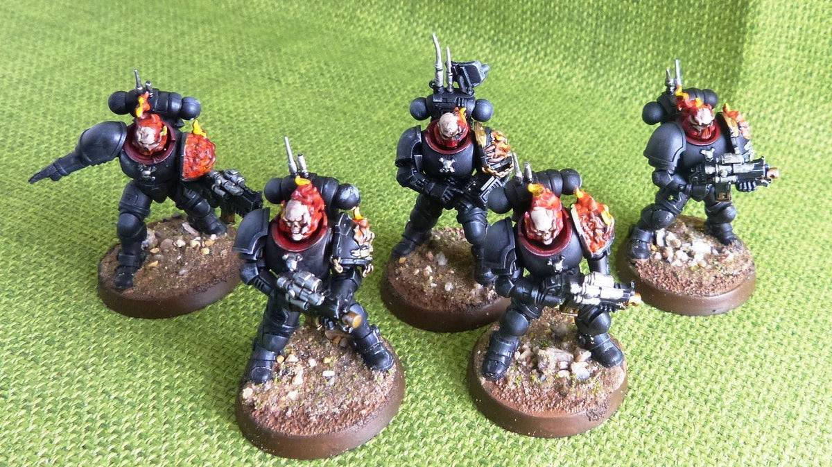 Infiltrator Squad x 5 Models Painted - Space Marines - Warhammer AoS 40k #IU