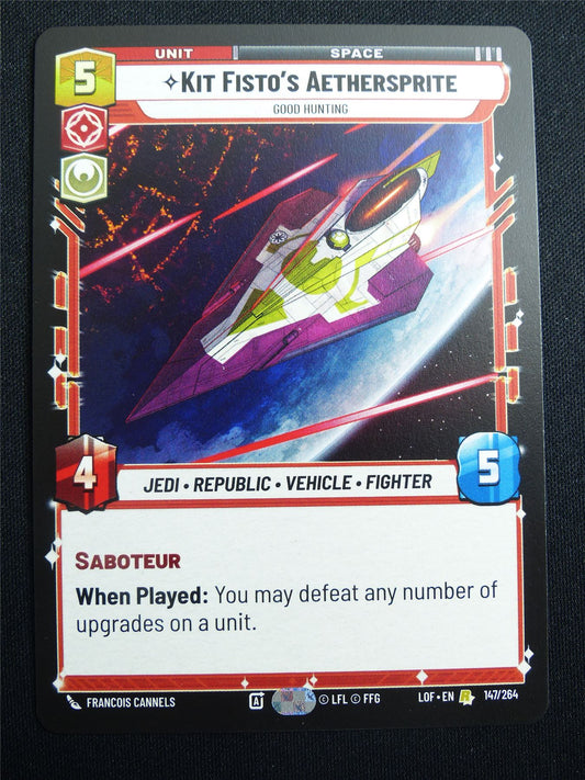 Kit Fisto'as Aethersprite 147/264 - Star Wars Unlimited Card #4HD