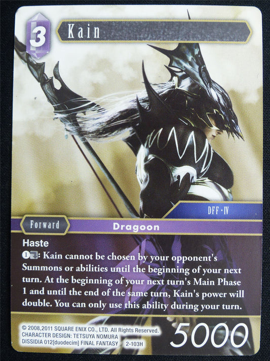 Kain 2-103H - Final Fantasy Card #4T7