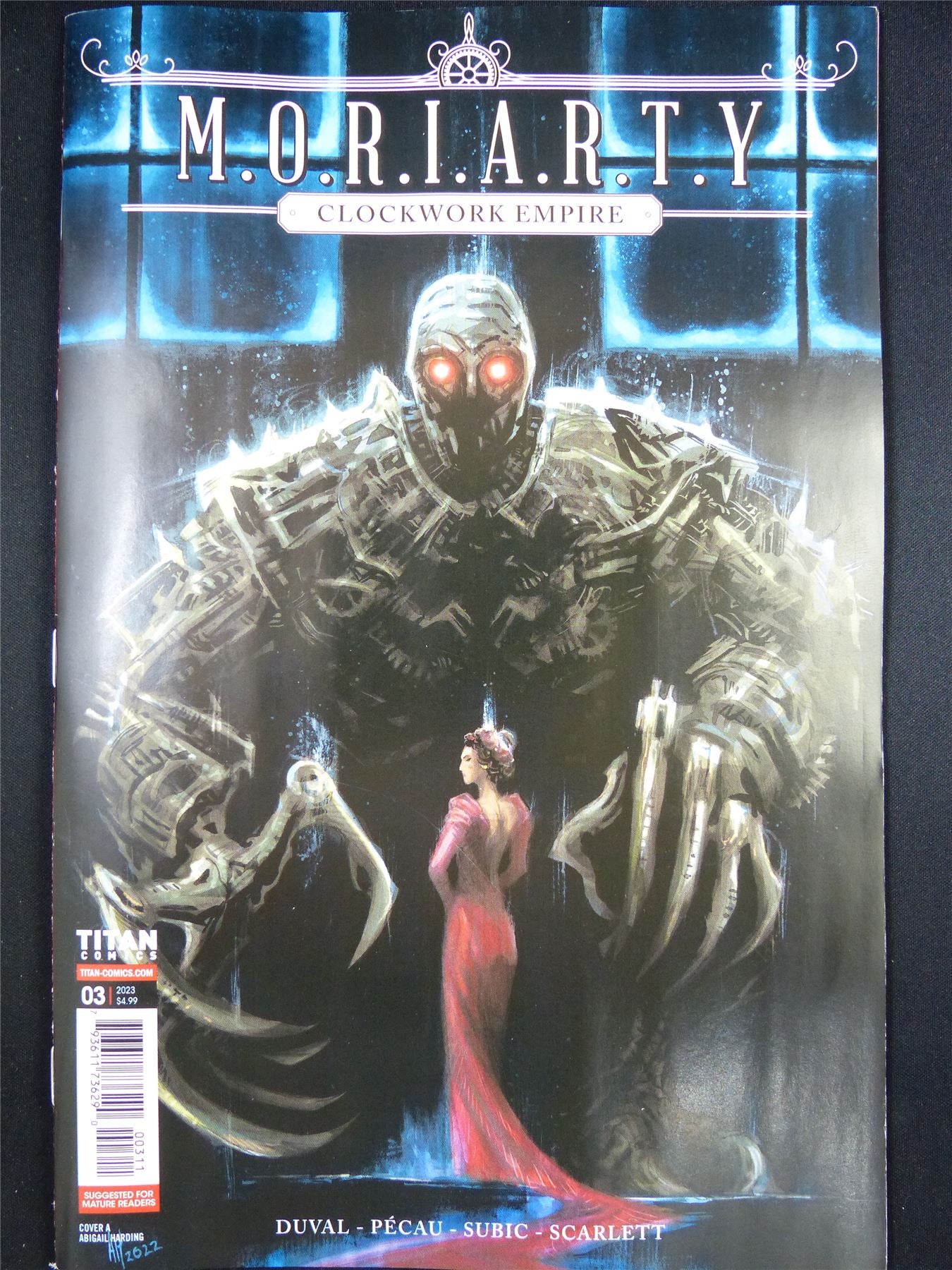 MORIARTY Clockwork Empire #3 Cvr A - Apr 2023 Titan Comic #2B0