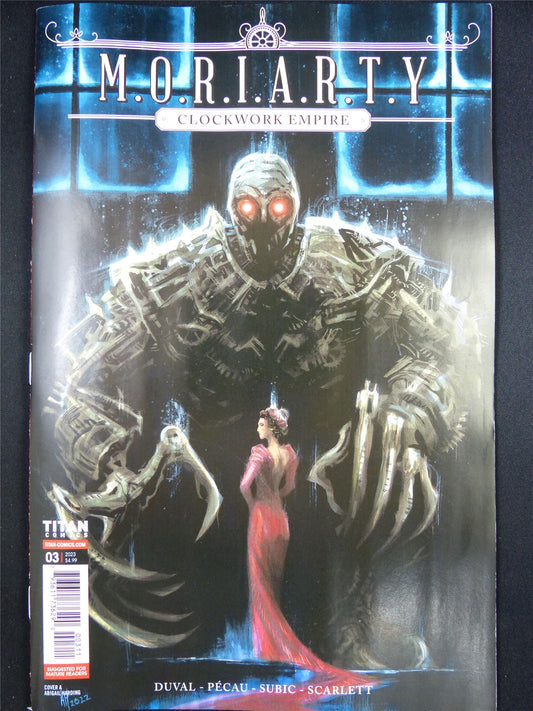 MORIARTY Clockwork Empire #3 Cvr A - Apr 2023 Titan Comic #2B0