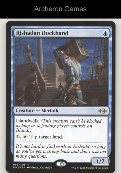 Rishadan Dockhand 59 R MTG Card Modern Horizons 2