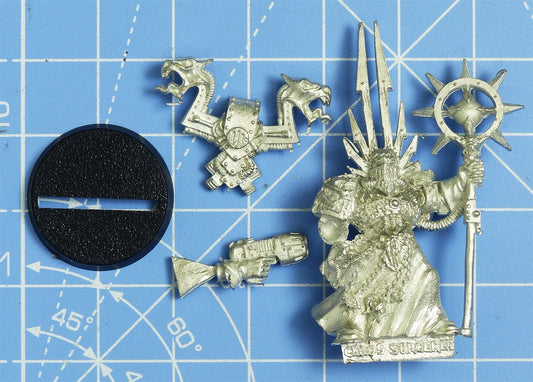 Classic Metal Chaos Space Marine Sorcerer OOP - Warhammer 40K #GD
